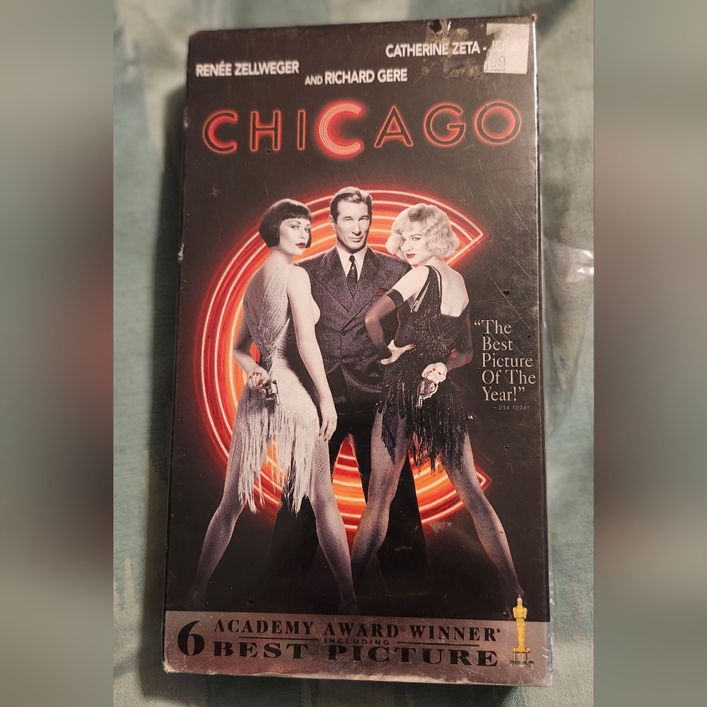 Chicago VHS New Sealed Richard Gere Renee Zellweger SEALED